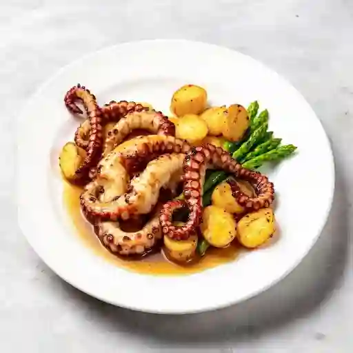 Pulpo Bb a la Parrilla + 1/2 L. P. Sour