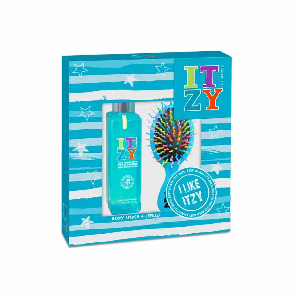 Itzy Estuche Juvenil Angel Body Splash + Cepillo