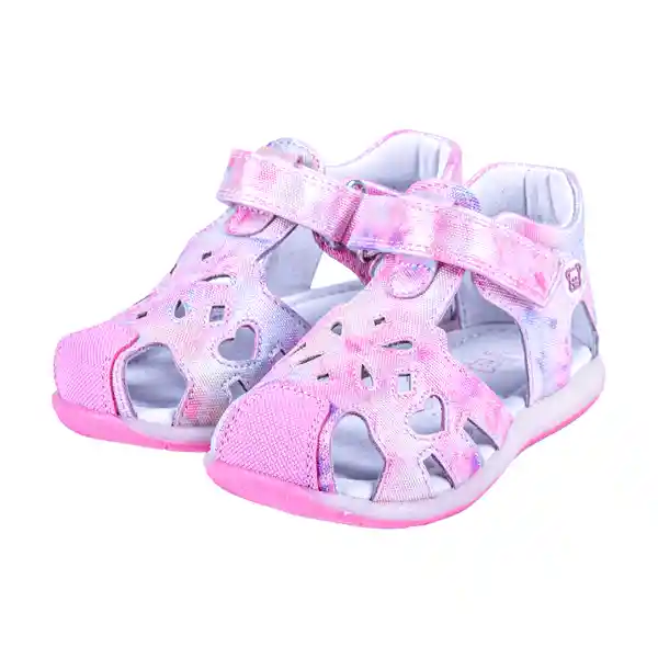 Sandalias Bebe Niña Fucsia Pillin 20