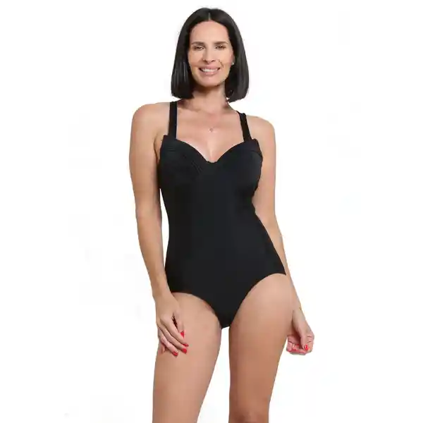 Traje de Baño Reductor Negro Talla M Samia