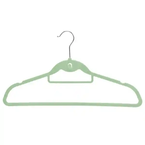 Krea Colgador Terciopelo Reduce Espacio Salvia