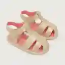 Sandalias Textil Para Bebé Niño Dorada Talla 17
