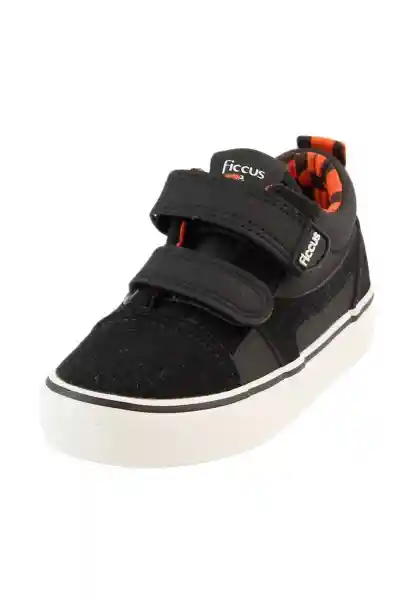 Zapatillas Urbana 2 Velcros Andante Niño Negro 24 876 Ficcus