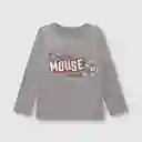 Polera Disney 100 de Bebé Color Gris Talla 6M Colloky