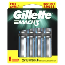 Gillette Repuesto Mach 3 Regular
