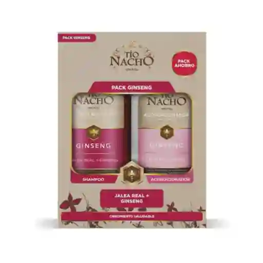 Tio Nacho Kit Shampoo + Acondicionador Ginseng