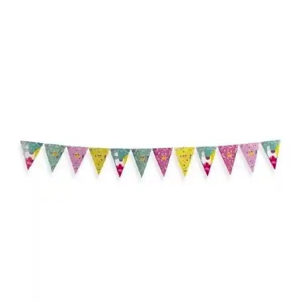 Banderín Cumpleaños Llama