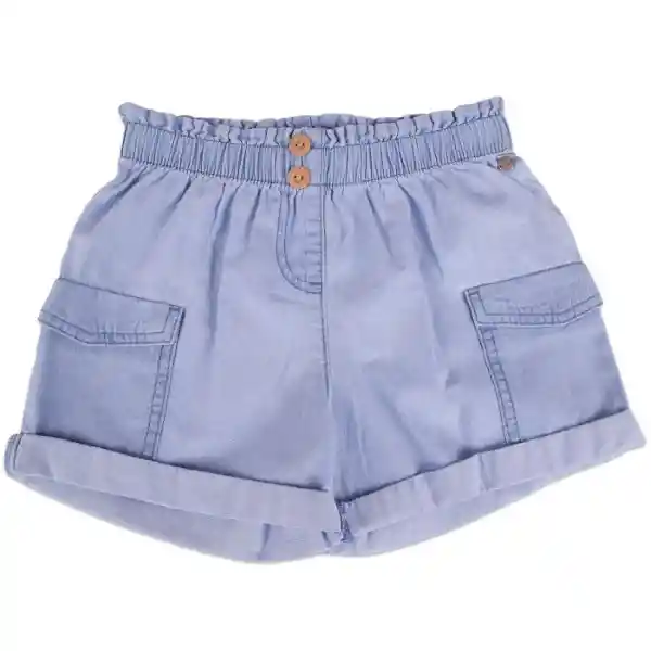Short Niña Celeste Talla 2 A Pvy711-23Cel Pillín