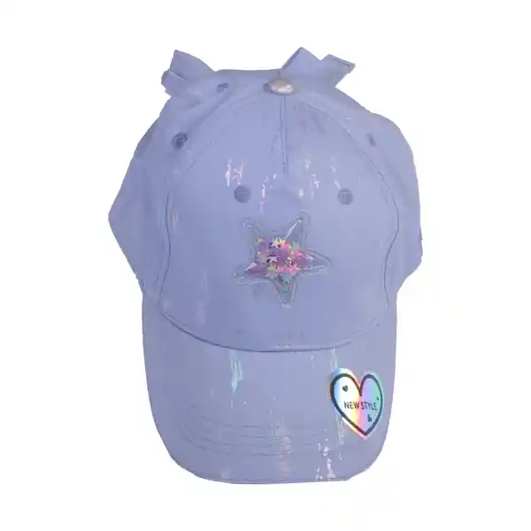 Gorro Niña Azul Pillín 54