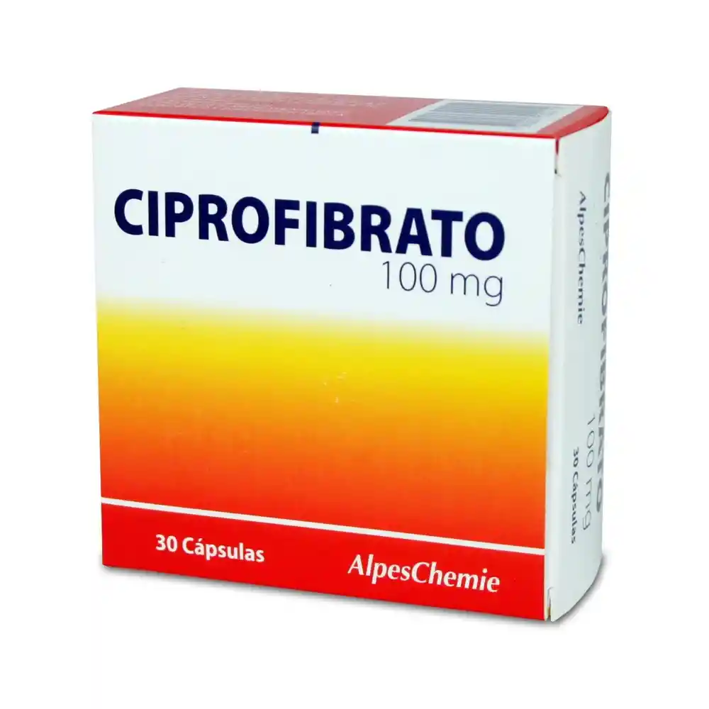 Ciprofibrato 100 mg Capsulas