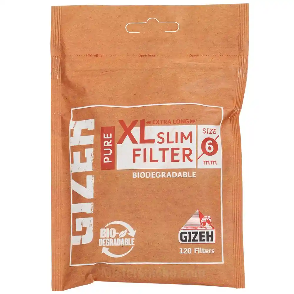 Gizeh Filtro Slim XL Pure Biodegradable