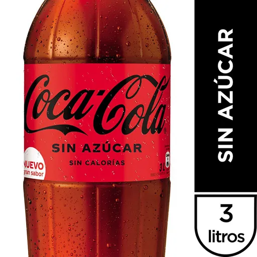 Coca-Cola Sin Azucar 3 L
