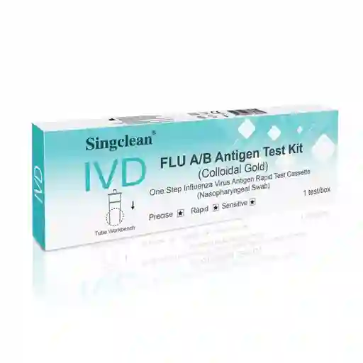 Singclean Test Antígeno Influenza Hisopo Nasofaríngeo