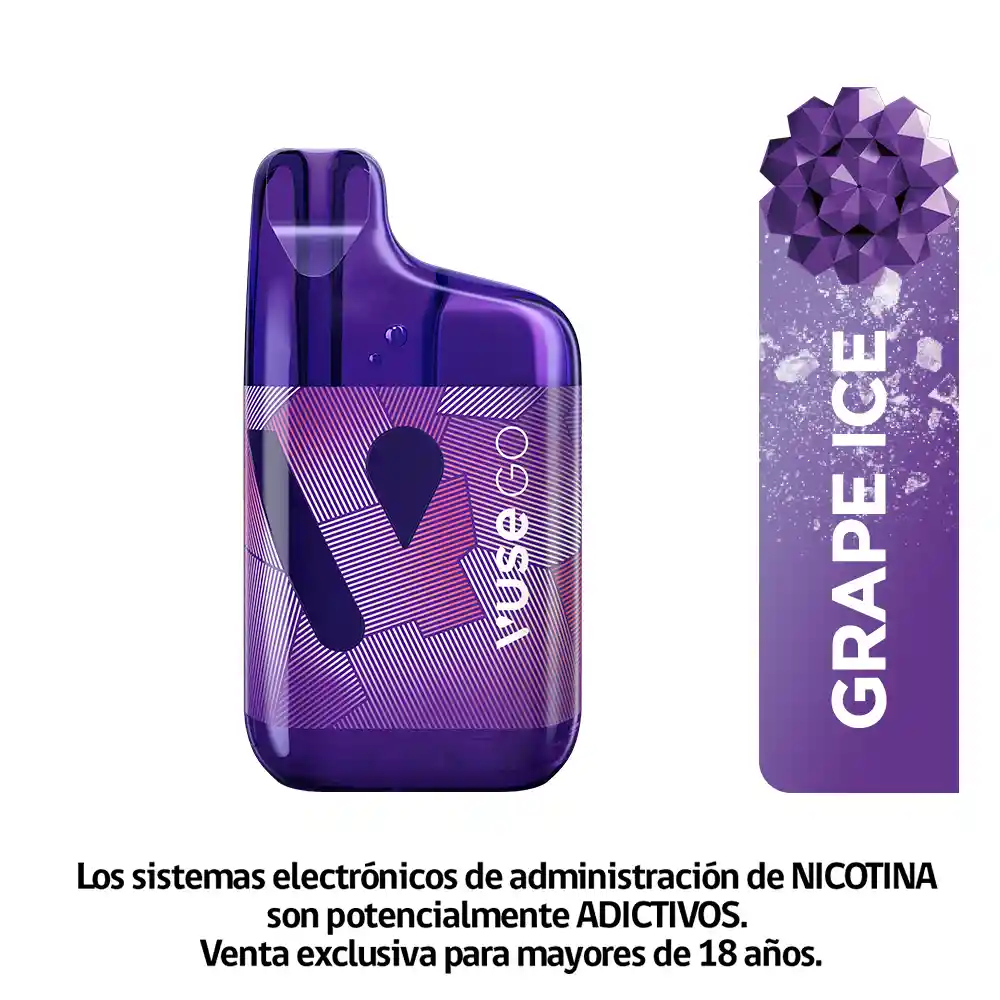 Vaporizador Vuse GO 3000 Grape Ice