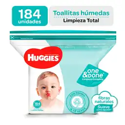 Huggies Toallitas Húmedas One & Done con Pepino y Té Verde