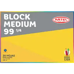 Artel Block Medium 99 1/4 20hojas