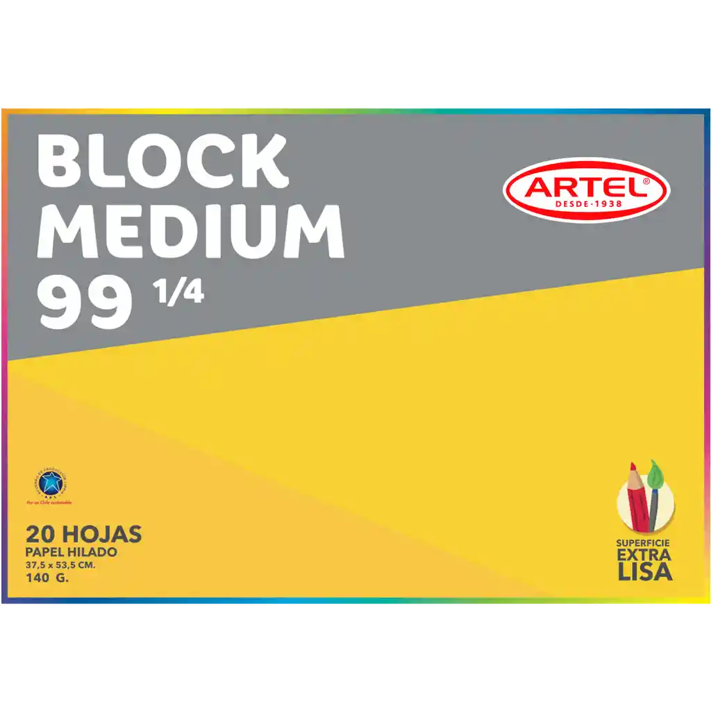 Artel Block Medium 99 1/4 20hojas
