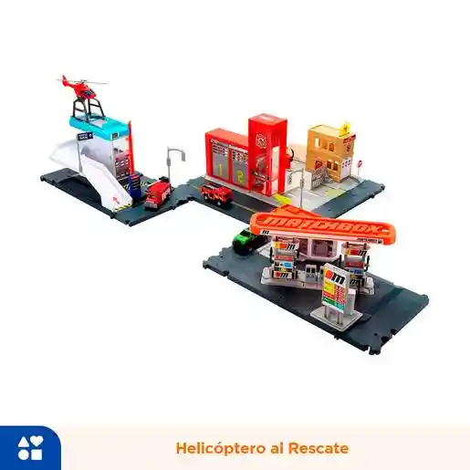 Matchbox Juego Entrada Helicopter Rescue