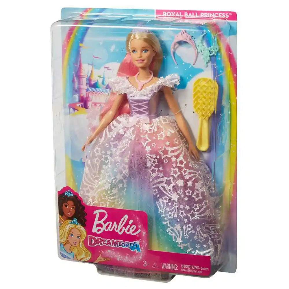 Barbie Muñeca Princesa Vestido Brillante