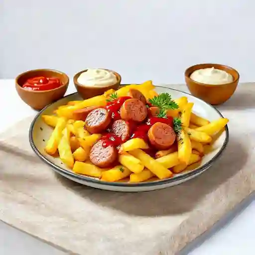 Salchipapa Tradicional