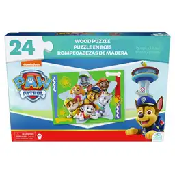 Paw Patrol Puzzle Madera 24 Piezas