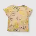Polera Frutas De Niña Damasco Talla 3a