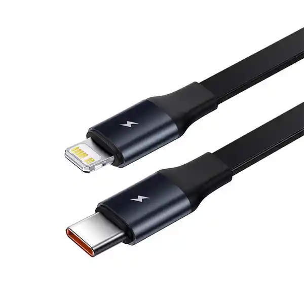 Baseus Cargador Rápido Auto 2 en 1 Cables Usb-C x 2 30W Negro