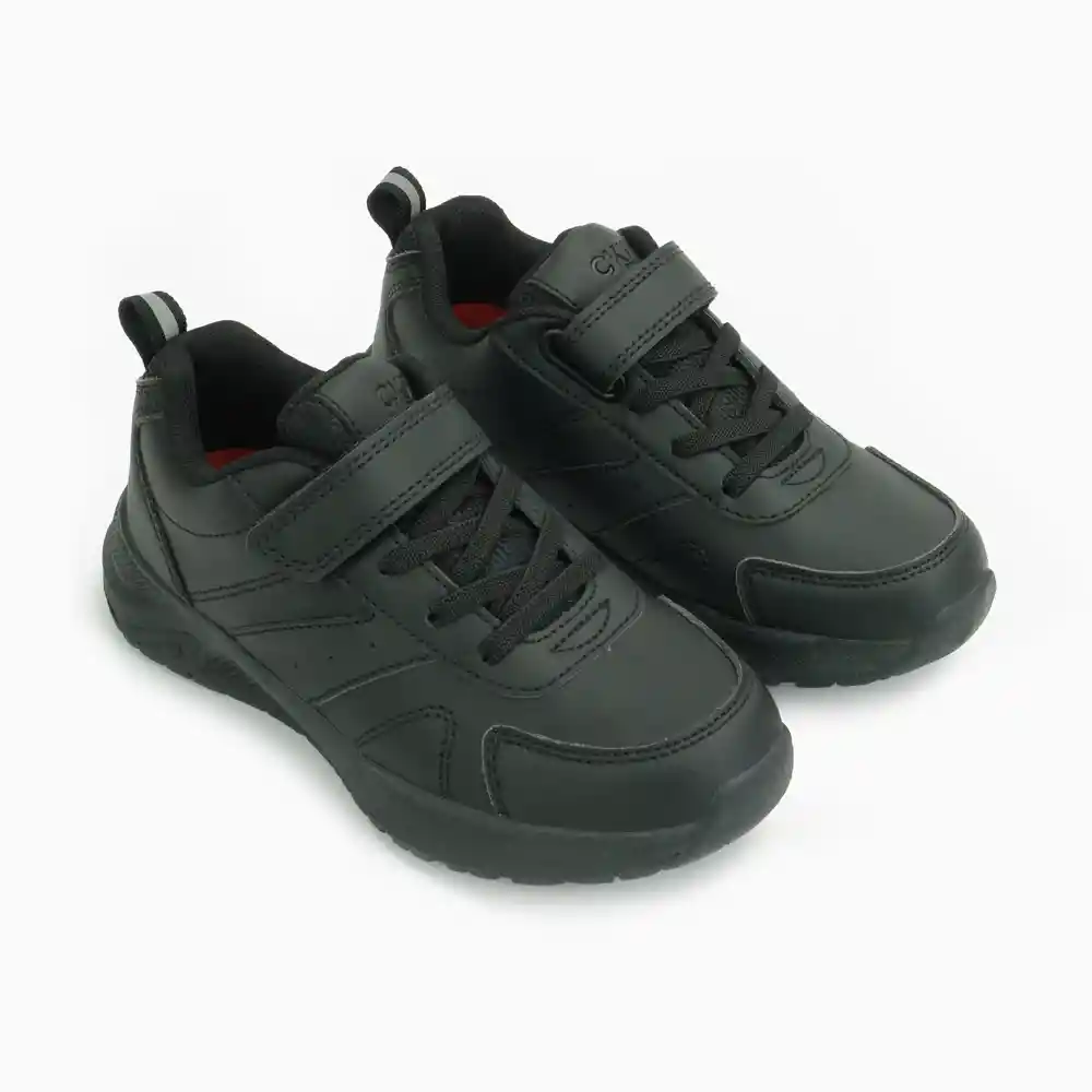 Zapatillas Deportiva Escolar Unisex Senior Negra T. 41
