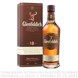 Glenfiddich Whisky Single Malt de 18 Años
