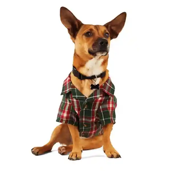 Camisa Cuadros Navideños 3Extra Grande