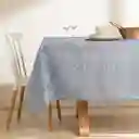 Mantel Texturado Con Estampado Azul 150 x 210 cm Casaideas