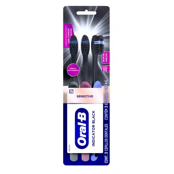 Oral-B Cepillo Indicator Black Suave