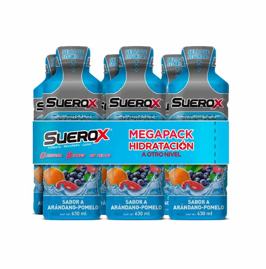 Suerox Pack Bebida Hidratante Arándano-Pomelo