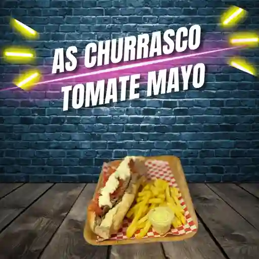 As churrasco tomate mayo