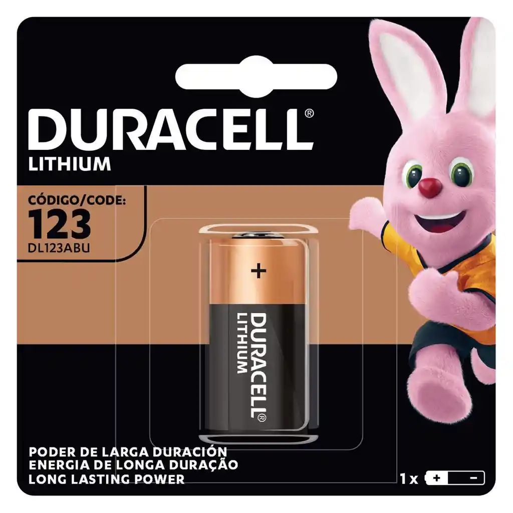 Pila Duracell 123