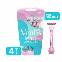 Venus Afeitadora Suave Sensitive Desechables
