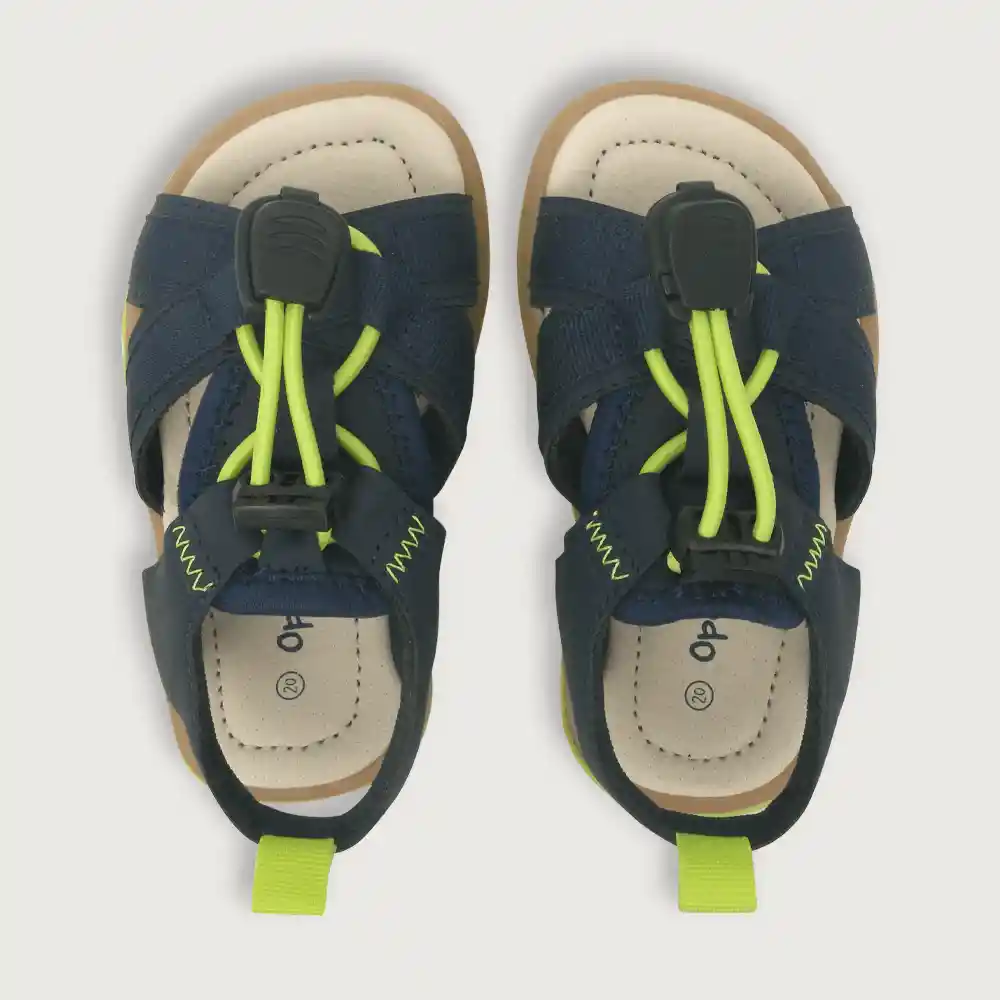 Sandalias Urbana de Niño Color Azul Talla 28 Opaline