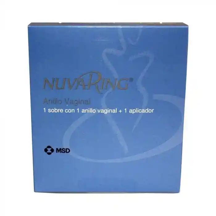 Nuvaring Anillo Vaginal Anticonceptivo con Aplicador