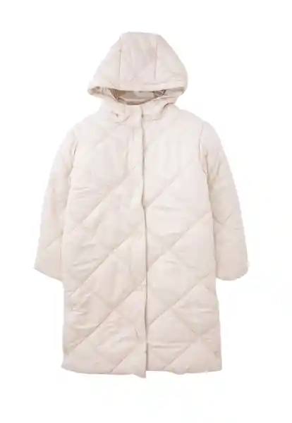 Abrigo Parka Junior Arctic 394 Niña Crudo Talla 12 Años Ficcus