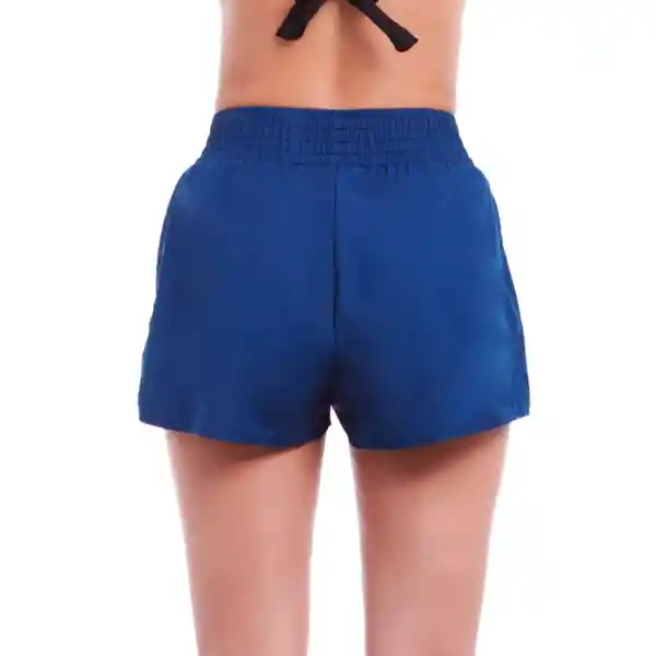 Short Deportivo Mujer Azul Marino Talla M Samia