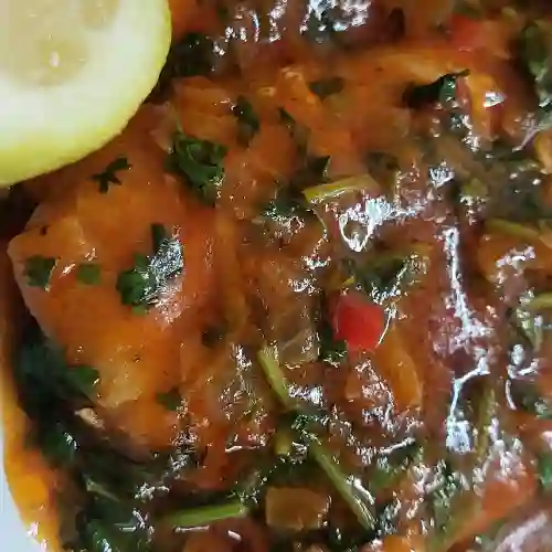 Reineta en Salsa de Cilantro