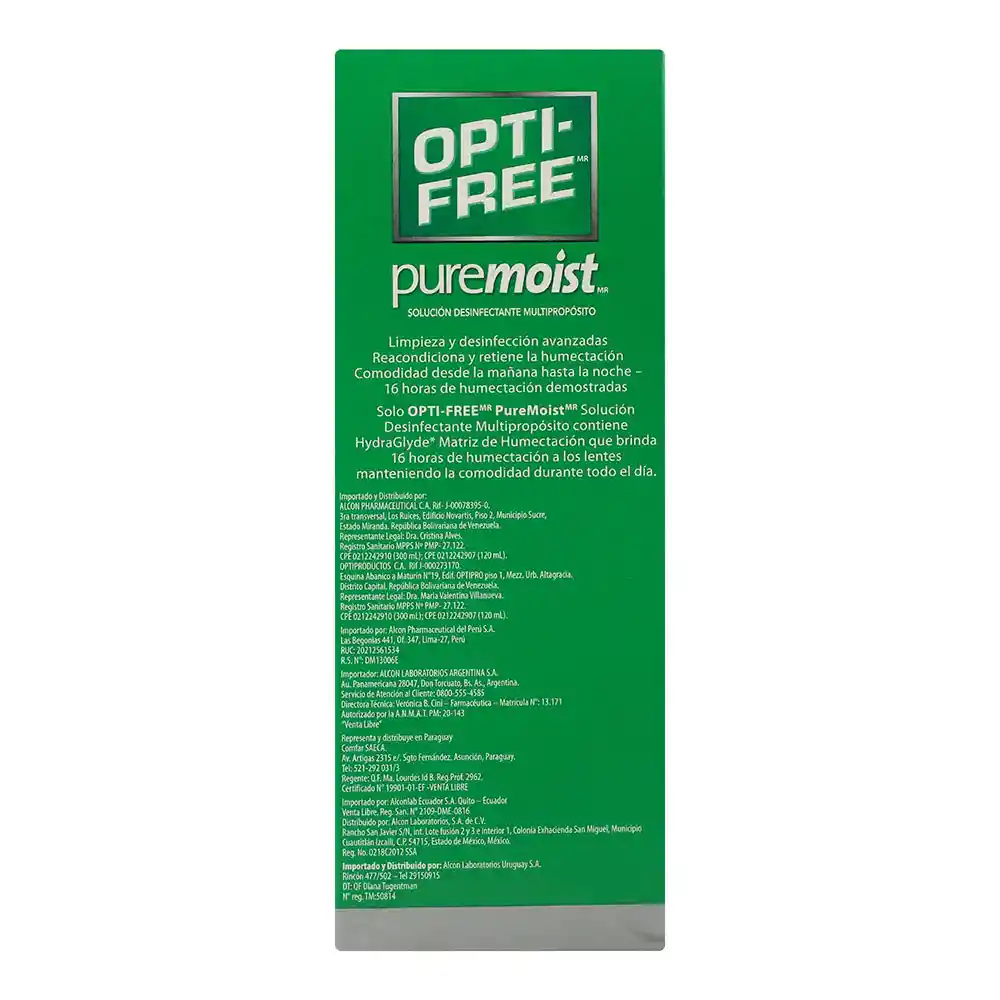 Opti Free Solución Desinfectante Puremoist