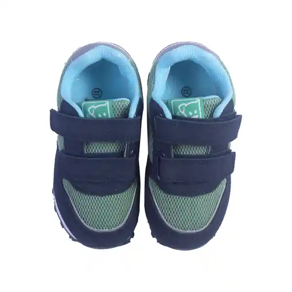 Zapatillas Bebe Niño Azul Pillin 22