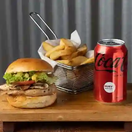Sandwich + Papas + Bebida