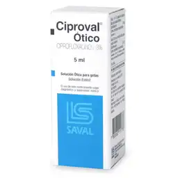 Ciproval Solución Otico  (0.3 %)