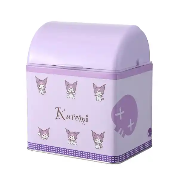 Caja de Almacenamiento de Acero Kuromi Miniso