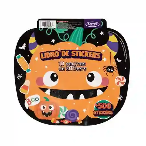 Artel Libro de 500 Stickers Halloween