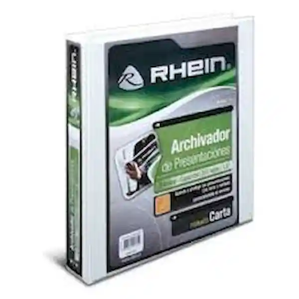 Rhein Archivador Carta 2\'' 3 Aros Blanco