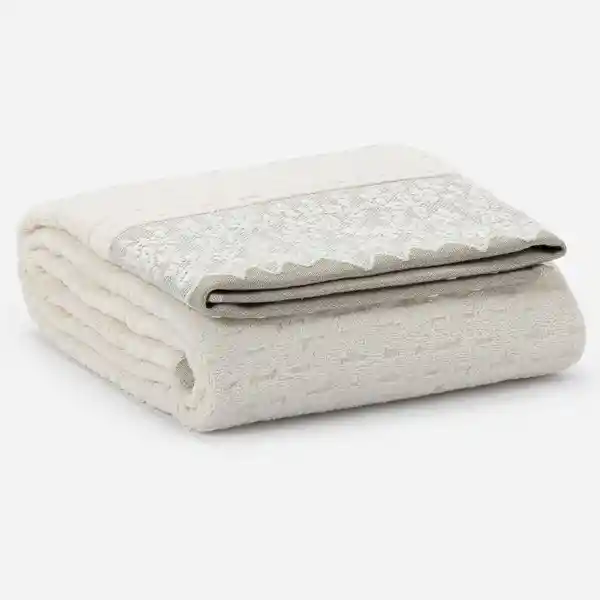 Toalla Algodón Macrame Baño Verde 600 g Rosen