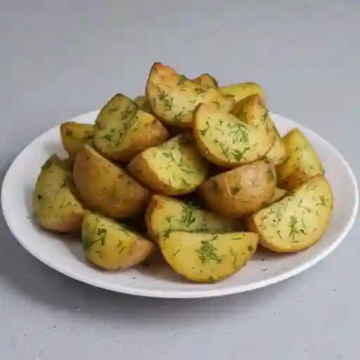 Papas nativas a las finas hierbas